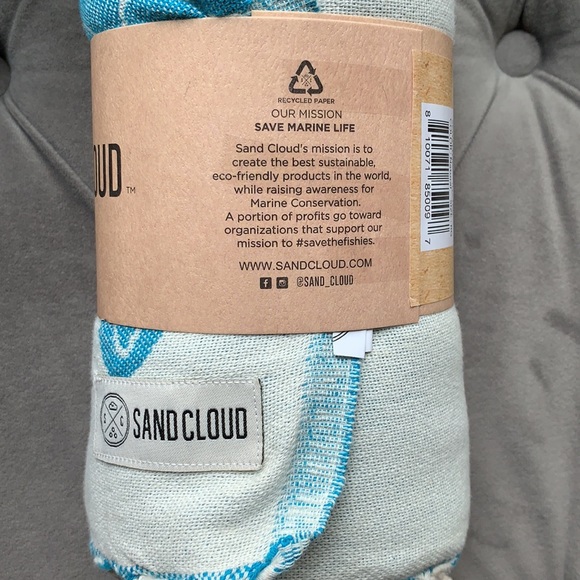 SOLD - Sandcloud Nesting Turtles Beach Towel NWT - Picture 2 of 6